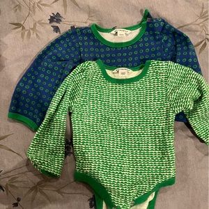 Two size 9m marimekko baby bodysuits. Vguc